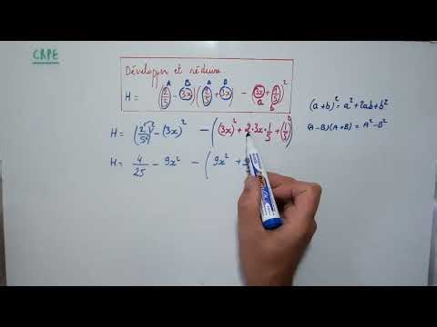 👉 CRPE Maths : savoir développer avec la simple distributivité