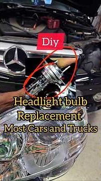Diy how to replace most headlight bulb