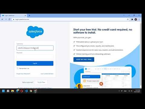 How to login to salesforce #salesforce