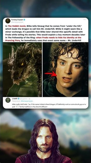 The Secret Link Between Bilbo and Frodo 🏠✨#LordOfTheRings #TheHobbit #fantasy #tolkien