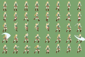 Prototype female character | 2D Characters | Unity Asset Store