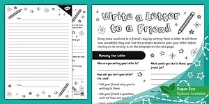 Write a Letter to a Friend