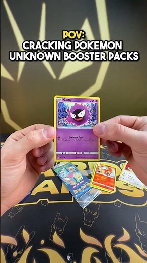 Cracking Pokémon Unknown Booster Packs