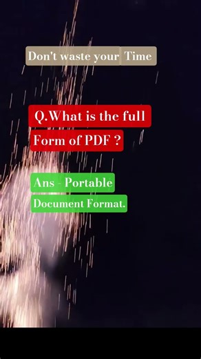 what is the full form of PDF.