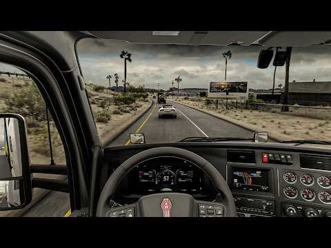 American Truck Simulator | Ultra Realistic 4K Snowymoon Graphics Mod - Full Drive 414 Miles