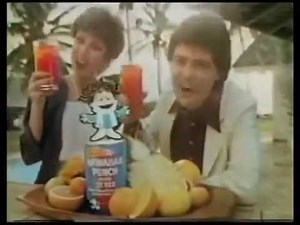 Hawaiian Punch ad w/Donny & Marie Osmond, 1981