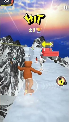 DOWNHILL RACER Android Gameplay Walkthrough #019 (FULL RACE + HIGH SCORE!) 🚀 #Shorts #racinggame