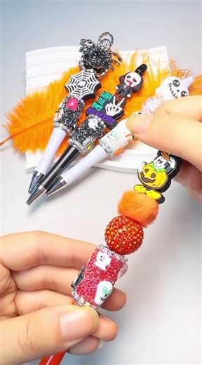 Halloween Beaded pens
