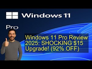 Windows 11 Pro Review 2025: SHOCKING $15 Upgrade! (92% OFF)