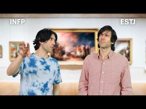 16 Personalities at a Museum (with their Opposite Type)