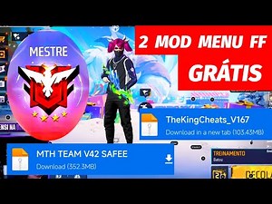 🔰 2 MOD MENU FF MTH TEAM V42 E THE KING CHEATS V167 ATUALIZADO 🔰 MOD MENU FREE FIRE AIMBOT OB51
