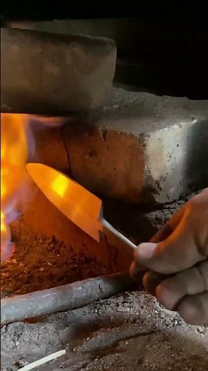 Forging a Brass-Handled Dagger from an Old Chisel ⚒️🔪