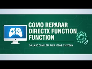 How to Fix DIRECTX FUNCITION in Windows Games