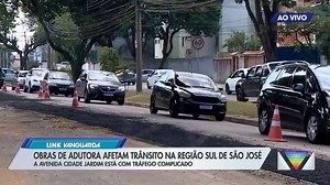 Obras de adutora afetam trânsito na região sul de São José dos Campos