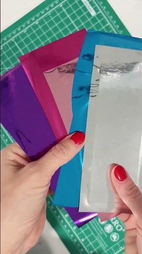 Foil bookmark making time… #bookclub #craftTok #DIYbookmarks