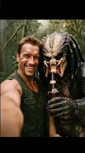 Arnold Schwarzenegger VS Predator#arnoldschwarzenegger #alien #predator #movieclips