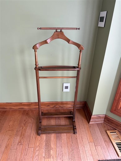 Vintage Solid Wood Valet Stand/ Wooden Valet Stand /man Suit Valet/gentelmen’s Suit Stand/valet Floor Stand/solid Wood Suit Butler - Etsy