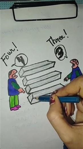 4 or 3 Boxes? This Optical Illusion Will Trick Your Brain! 😲🧠 #Shorts