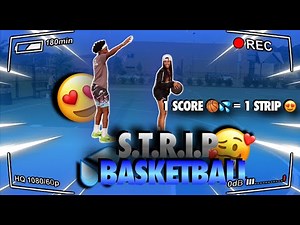 1v1 STRIP BASKETBALL CHALLENGE 😍💦 (1 POINT= REMOVING CLOTHING)