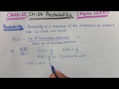 Class 10th Probability full chapter’s concept In one shot video | chapter 14 introduction 