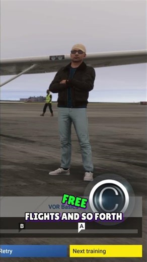 Learn to Fly: VOR Navigation & Flight Sim Adventure! #shorts