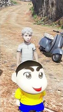 Shinchan found a truck in Forest🤯|Gta5 Malayalam|#shorts