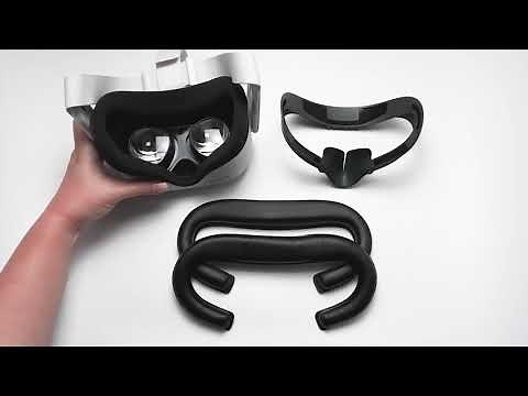 Installing the VR Cover Facial Interface and Foam Replacement for Meta/Oculus Quest 2