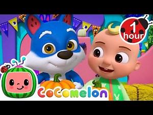 Pumpkin Fun on the Farm 🎃😄 | CoComelon Animal Time | Animals for Kids