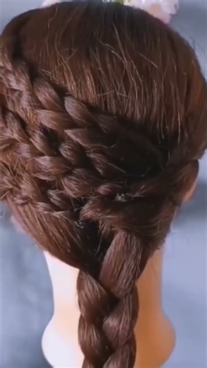 Easy hair style for girls and women #hairstyle #hairstyles #girlfashion