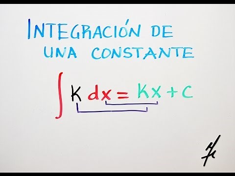 CI.01 Integración de constante