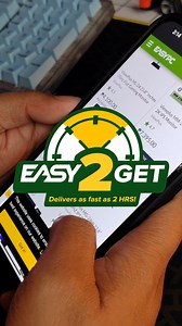 860 reactions · 13 shares | Tech item na ASAP na kailangan? Meron kami nyan sa EASYPC! Order your item sa EASYPC WEBSITE, choose EASY2GET DELIVERY option, check out your card and we'll have it delivered as fast as 2hours! Tech items? Get, get now! | EASY PC | Facebook