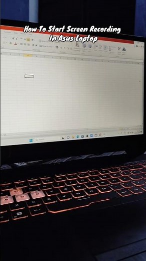 How to screen record in laptop / PC / Asus Tuf Gaming F15