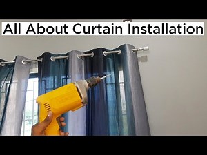 Window Curtain Installation Guide | Materials Required?