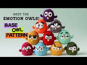 Easy Crochet Owl Pattern for Beginners | Express Emotions with Crochet