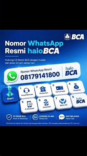 Cara Hubungi Halo BCA 24 Jam via WhatsApp Resmi