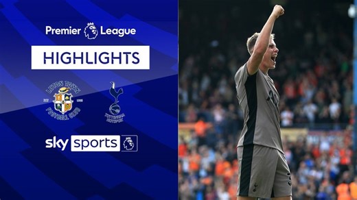Luton 0-1 Tottenham: Micky van de Ven scores winner as 10-player Spurs move top of Premier League table
