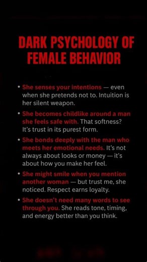 Dark Psychology of Female Behavior – Hidden Signals Explained.