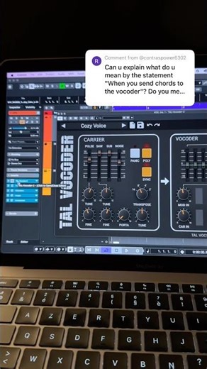 How to send chords to a vocoder #cubasetutorial