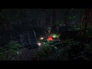 Zombie Apocalypse | Deep Forest Camp | Rain Ambience & Scary Sounds