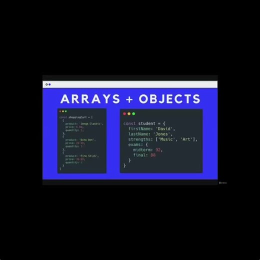 #creatorsearchinsights #javascript #pm_tech_solution #learntocode #fyp Understand JavaScript Nested objects & Arrays