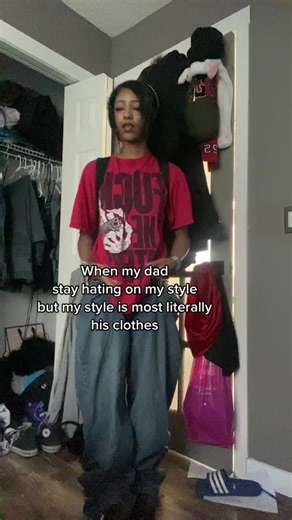 Sagging Baggy Jeans Style: Dad's Wardrobe vs. My Trend