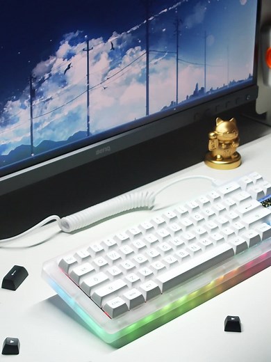 Akko ACR PRO 68. The two layer acrylic gasket keyboard. Barebone ver available as well. #akkogear #akkokeyboard #mechanicalkeyboard #keyboard