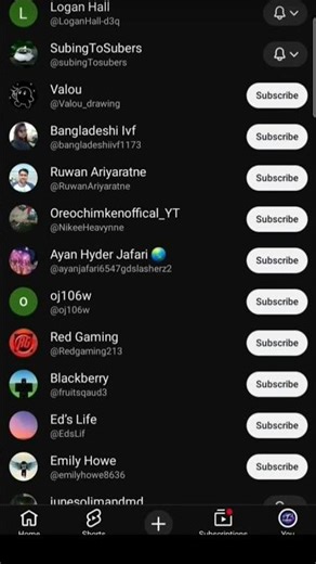 subscribing to #my #subscribers