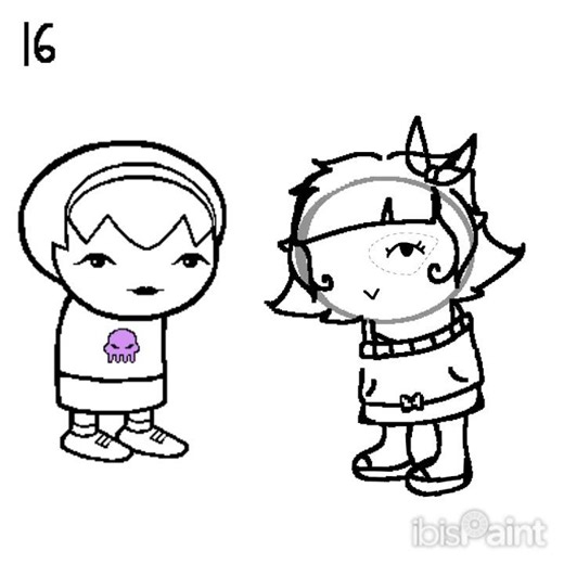 Drawing myself in the Homestuck style #art #homestuck