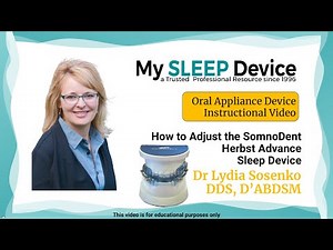 How to Adjust a SomnoMed Herbst Advance Snoring-Apnea Oral Device