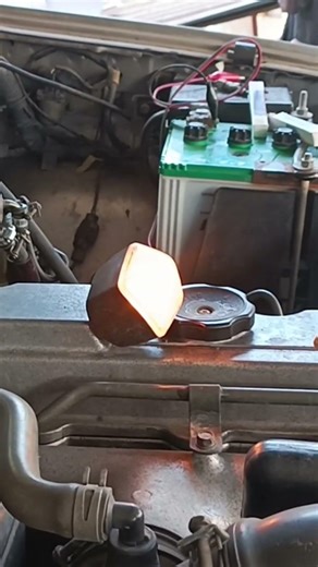 Check the glow plug relay box.