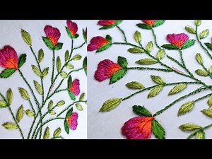 Traditional Embroidery With Silk Threads