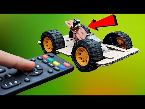 How to make TV remote control car| TV ir remote