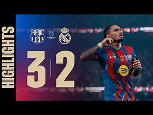Barcelona vs Real Madrid por la final de la Supercopa | VIDEO: MDportes