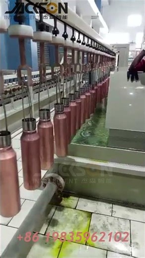 JACKSON SS Auto Copper Coating Line For High Quality Vacuum Bottle /Flask Manufacture